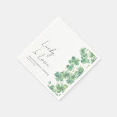 Lucky In Love St. Patrick's Day Vrijgezellenfeest Servet (Hoek)