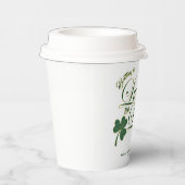 Lucky in Love St. Patrick's Moderne Bruidsmeisjesb Papieren Bekers (Rechts)