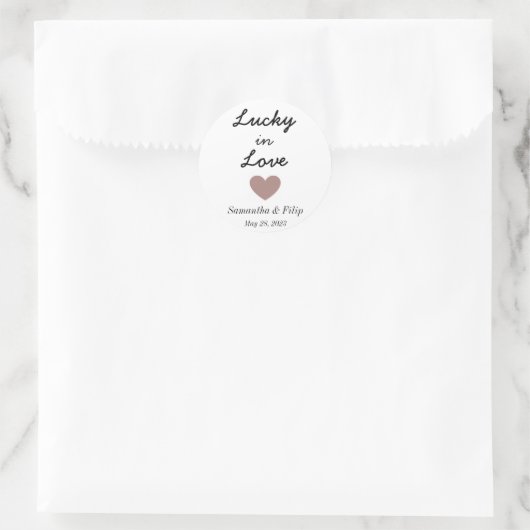 Lucky in Love Sticker (Tas)