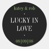 Lucky in Love Sticker (Voorkant)