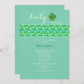 Lucky in Love U-Pick Achtergrondkleur Kaart (Voorkant / Achterkant)