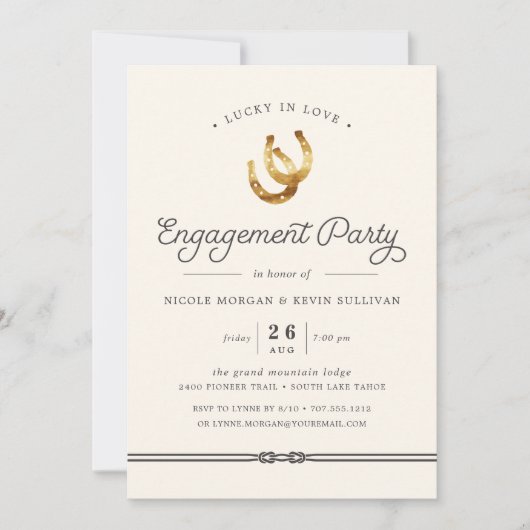 Lucky in Love | Uitnodiging van de indienende part (Voorkant)