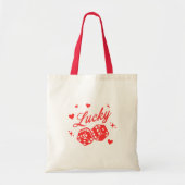 Lucky in Love-Vegas Bachelorette Canvas tas (Voorkant)