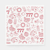 Lucky in Love Vegas Bachelorette Servet (Voorkant)