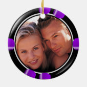 Lucky in Love Vegas Passen getrouwd Casino Chip Keramisch Ornament (Achterkant)