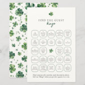 Lucky in Love Vind het gast Bingo spel (Voorkant / Achterkant)