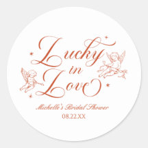 Lucky In Love Vintage Cupid Bruiloft Feest