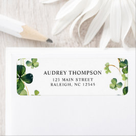 Lucky in Love Vrijgezellenfeest Green Shamrock Etiket