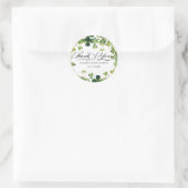 Lucky in Love Vrijgezellenfeest Green Shamrock Ronde Sticker (Tas)