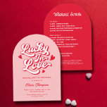 Lucky in Love vrijgezellenfeest Kaart<br><div class="desc">Vier met een gelukkig verliefd vrijgezellenfeest met deze gepersonaliseerde uitnodiging. Perfect voor een leuk Vegas vrijgezellenfeest,  dit ontwerp combineert glitter en charme om de toon te zetten voor een onvergetelijk evenement. Pas het aan om de viering van de bruid-to-be extra speciaal te maken!</div>