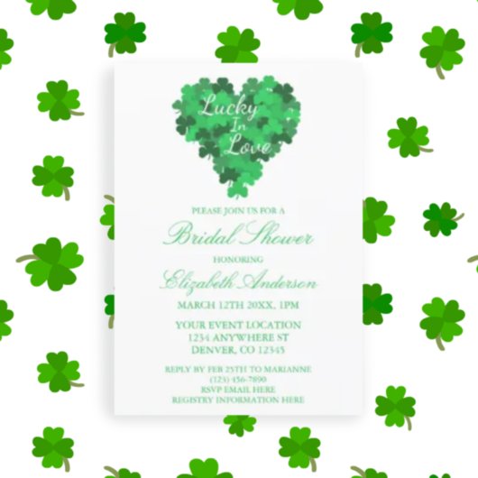 Lucky in Love Vrijgezellenfeest Kaart