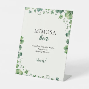 Lucky in Love Vrijgezellenfeest Mimosa Bar Reclamebord Met Voetstuk