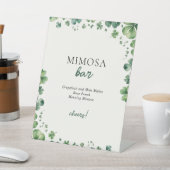 Lucky in Love Vrijgezellenfeest Mimosa Bar Reclamebord Met Voetstuk (Insitu)