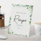 Lucky in Love Vrijgezellenfeest Recept Kaarten Reclamebord Met Voetstuk (Insitu)