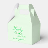 Lucky in Love Wedding Bedankdoosjes (Voorkant Zijde)