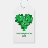 Lucky in Love Wedding Cadeaulabel (Voorkant)