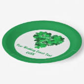 Lucky in Love Wedding Event Papieren Bordje (Gekanteld)