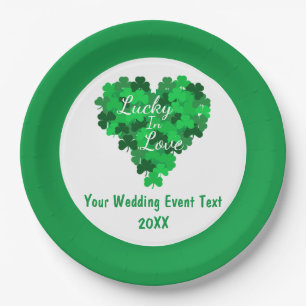 Lucky in Love Wedding Event Papieren Bordje