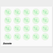 Lucky in Love Wedding Event Ronde Sticker (Vel)