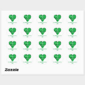 Lucky in Love Wedding Event Ronde Sticker (Vel)