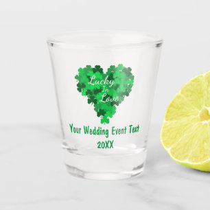 Lucky in Love Wedding Event Shot Glas
