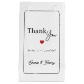 Lucky in Love Wedding  Klein Cadeauzakje (Voorkant)