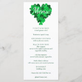 Lucky in Love Wedding Menu (Voorkant)