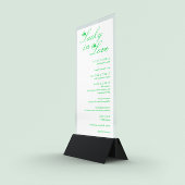 Lucky in Love Wedding Menu