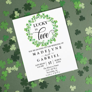 Lucky in Love Wedding St. Patrick's Day Budget