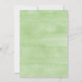 Lucky in Love Wedding St. Patrick's Day Clover Kaart (Achterkant)