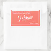 Lucky In Love - Welkomsttas Sticker - Koraal (Tas)