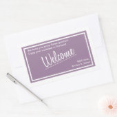 Lucky In Love - Welkomsttas Sticker - Lila (Envelop)