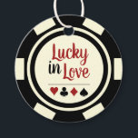 Lucky In Love Zwart Wit Vegas Bruiloft Bedankjes Labels<br><div class="desc">Trouwen in Vegas of een andere leuke casino stad? Of een casino thema bruiloft? Deze witte en zwarte "Lucky in Love" gunsttags zouden een perfecte aanvulling zijn op de gunsten van uw gast. Personaliseer uw ontwerp met uw namen in het zwart in het midden, en een trouwdatum, dank u, enz....</div>