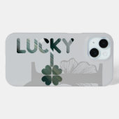 LUCKY iPhone Cases Trend Abstract Groen (Achterkant (horizontaal))