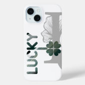 LUCKY iPhone Cases Trend Abstract Groen (Achterkant)