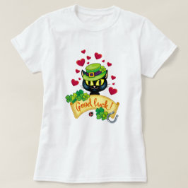 Lucky Irish Cat! T-shirt
