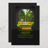 Lucky Irish Celebration Invitation Kaart (Voorkant / Achterkant)