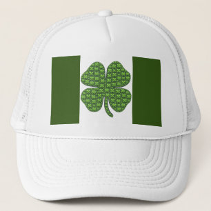 Lucky Irish Clover Flag Trucker Hat Pet