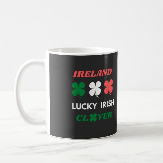 Lucky irish clover ierland st.patrick's dag koffiemok (Links)