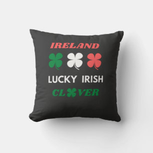 Lucky irish clover ierland st.patrick's dag kussen