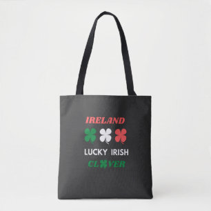Lucky irish clover ierland st.patrick's dag tote bag