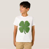 Lucky Irish Clover Kinder T-shirt (Voorkant volledig)