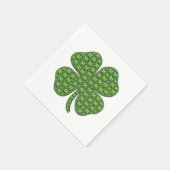 Lucky Irish Clover Paper Napkin Servet (Hoek)