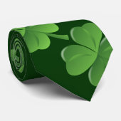 Lucky Irish clover Stropdas (Opgerold)