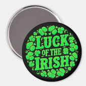 Lucky Irish Clovers Magneet (Voorkant / Achterkant)