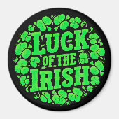 Lucky Irish Clovers Magneet (Voorkant)