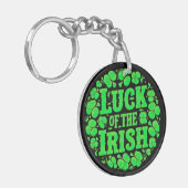 Lucky Irish Clovers Sleutelhanger (Voorkant Links)