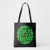Lucky Irish Clovers Tote Bag (Voorkant)