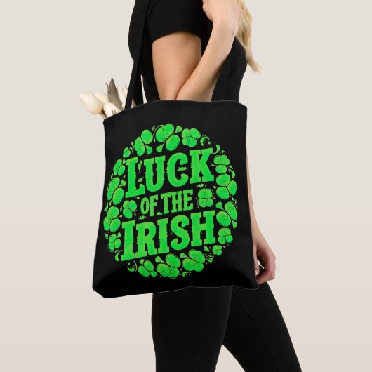 Lucky Irish Clovers Tote Bag (Dichtbij)