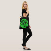 Lucky Irish Clovers Tote Bag (Op model)
